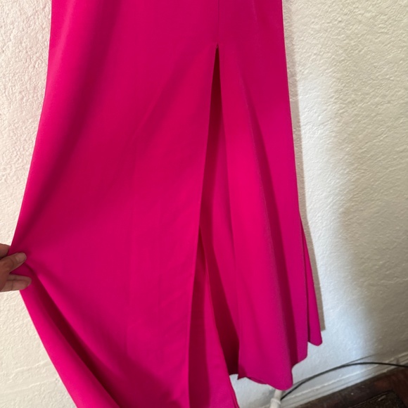 Bright Pink B. Smart Maxi Slit Dress - Picture 2 of 4